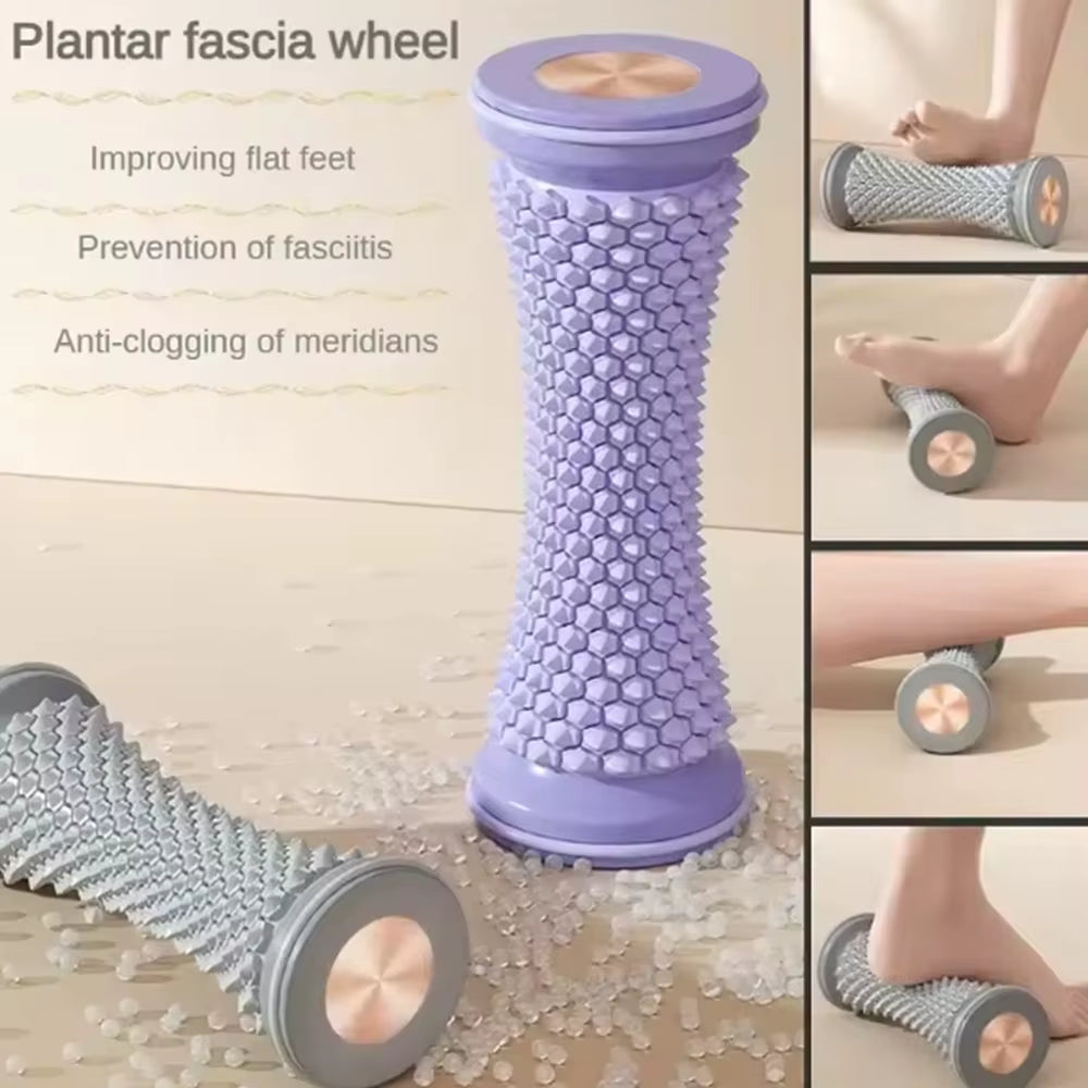 1PCS Hot Sale Foot Massage Roller Portable Plastic Manual Foot Massager for Yoga Fitness Recovery Plantar Fascia Muscle Relief